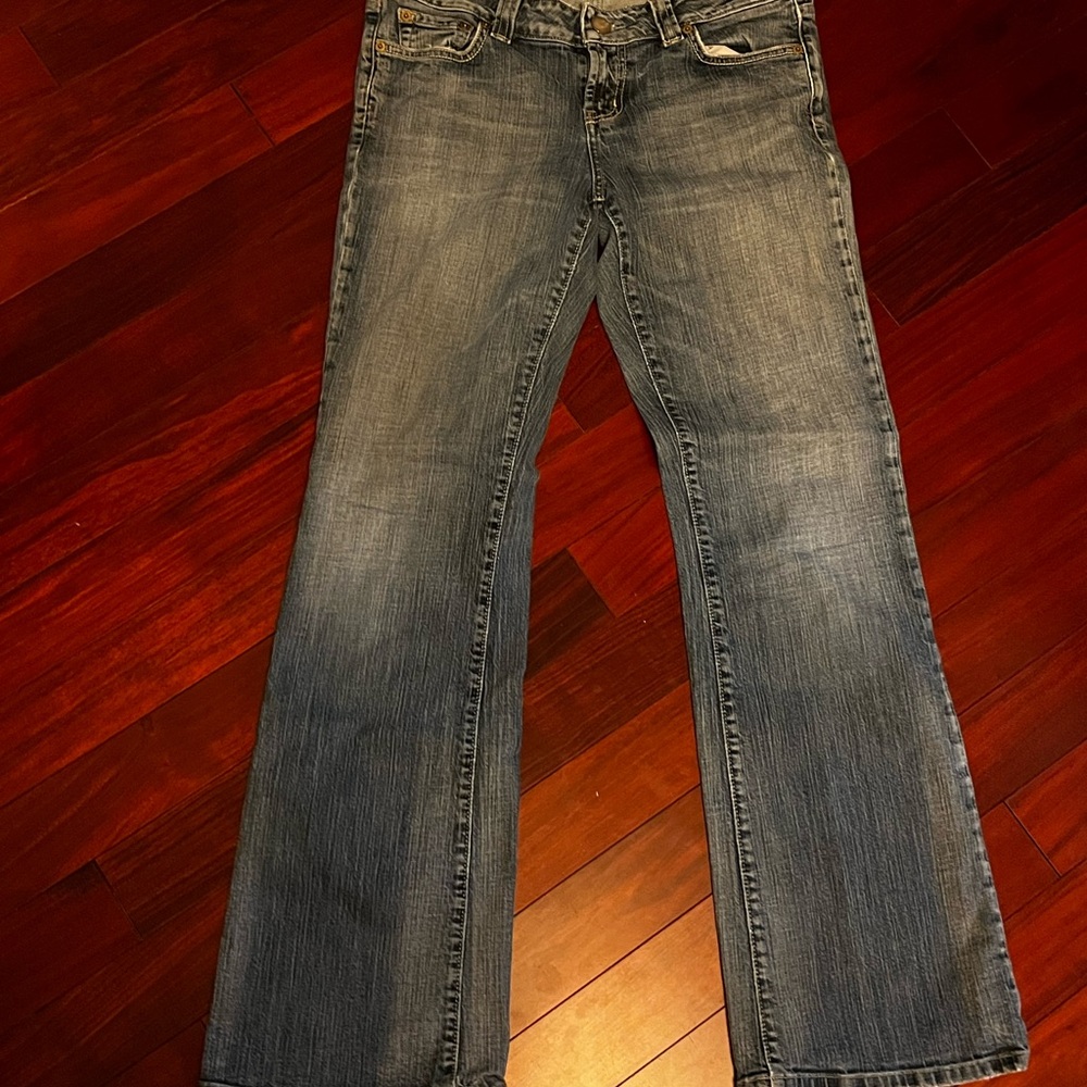 America Eagle Classic Blue Denim Jeans- Boyfriend Style